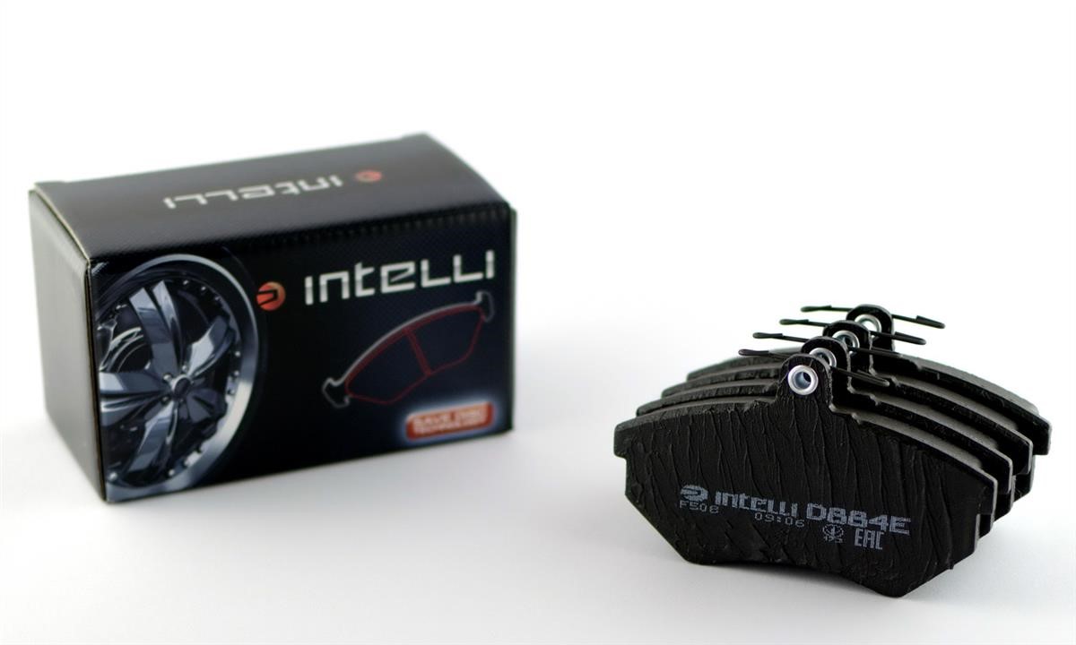 Intelli D884E Тормозные колодки дисковые передние, комплект D884E: Отличная цена - Купить в Польше на 2407.PL!