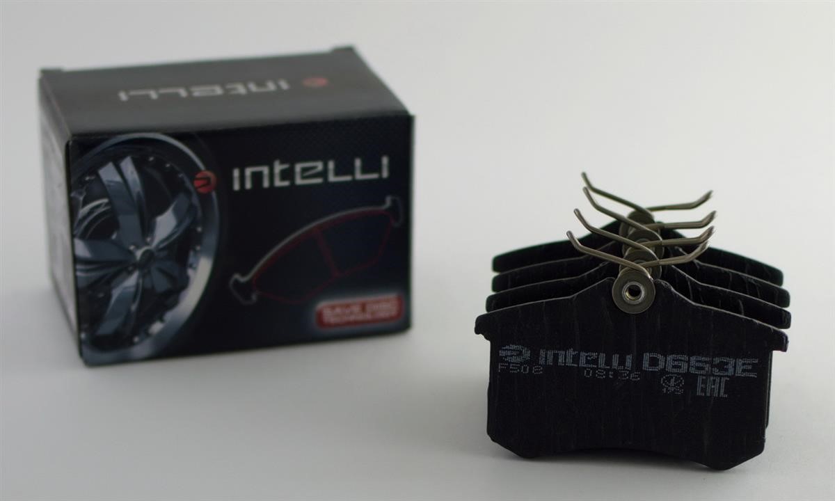 Intelli D653E Rear disc brake pads, set D653E: Buy near me at 2407.PL in Poland at an Affordable price!