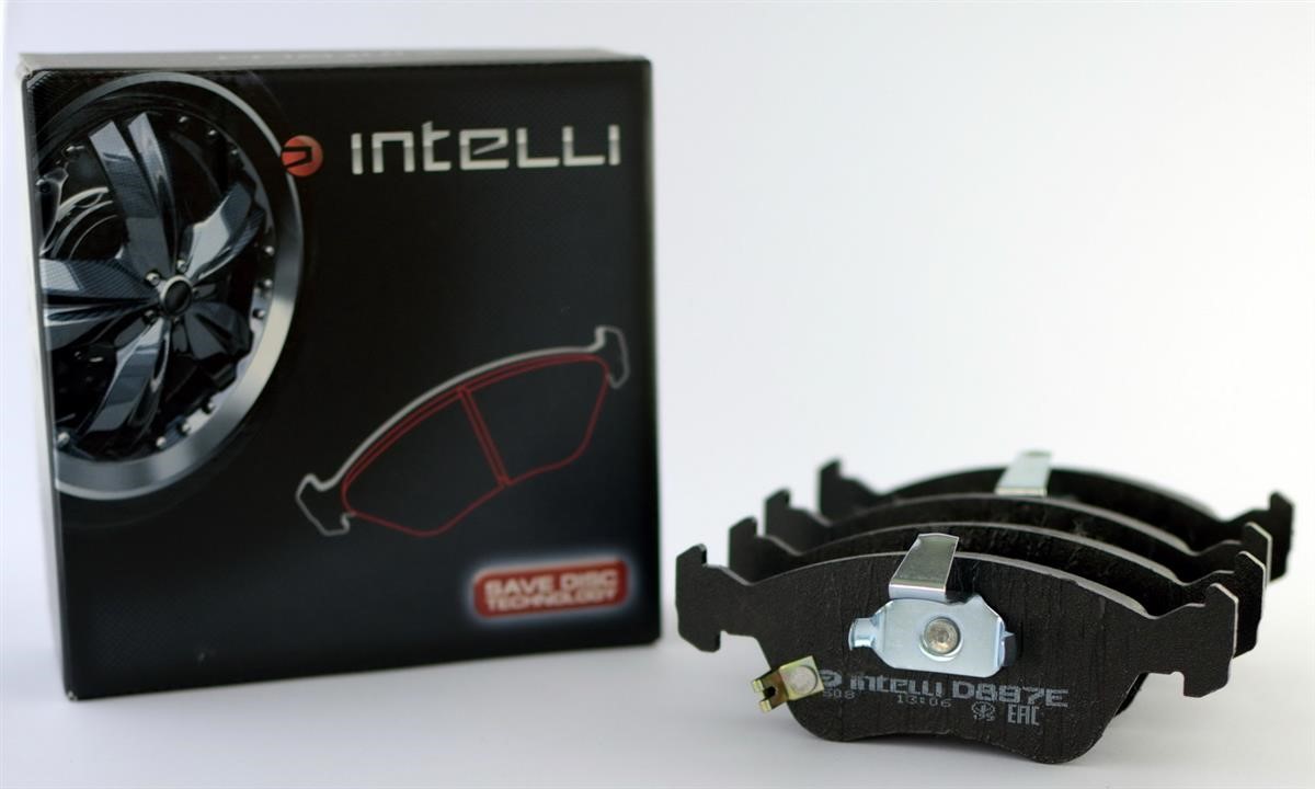 Intelli D897E Тормозные колодки дисковые передние, комплект D897E: Отличная цена - Купить в Польше на 2407.PL!