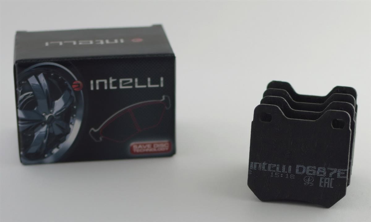 Intelli D687E Rear disc brake pads, set D687E: Buy near me in Poland at 2407.PL - Good price!