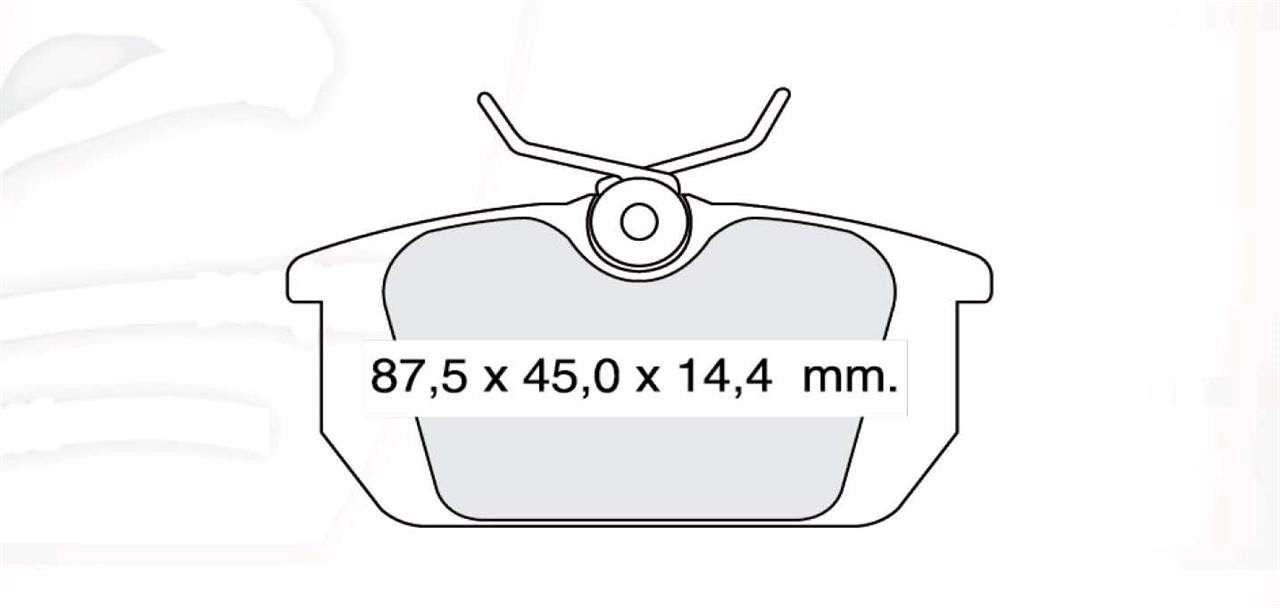 Intelli D938E Rear disc brake pads, set D938E: Buy near me in Poland at 2407.PL - Good price!