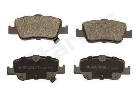 StarLine BD S481 Rear disc brake pads, set BDS481: Buy near me at 2407.PL in Poland at an Affordable price!