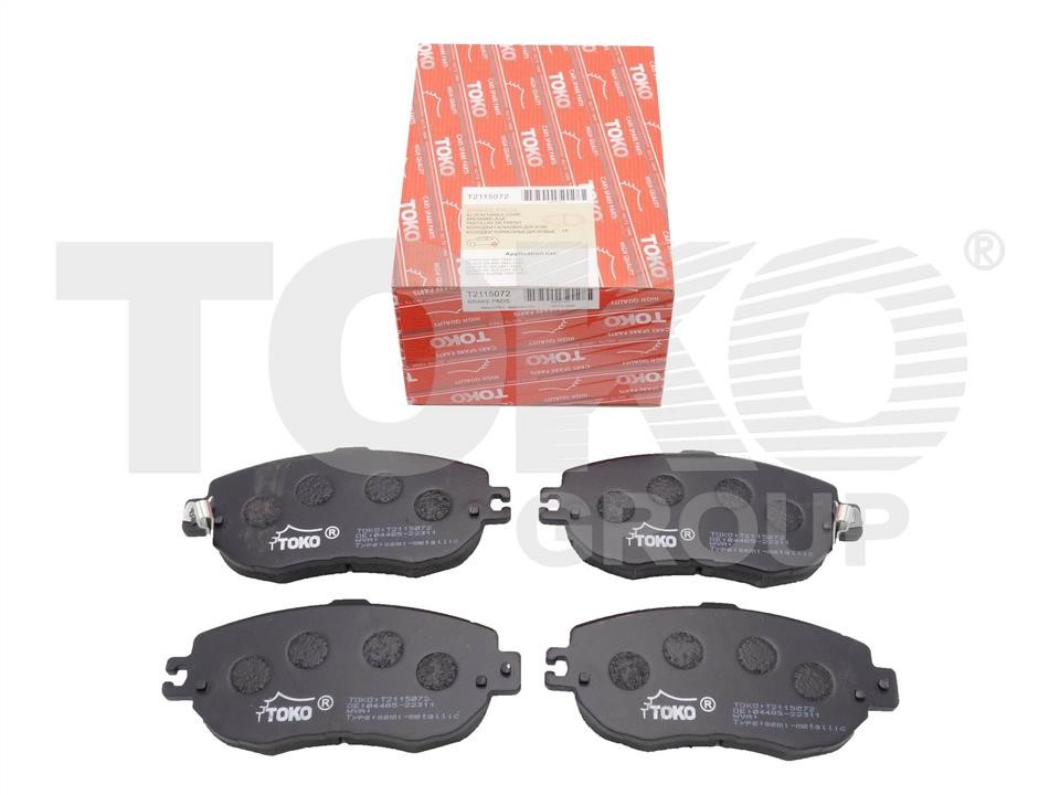 Toko T2115072 Тормозные колодки дисковые передние, комплект T2115072: Отличная цена - Купить в Польше на 2407.PL!