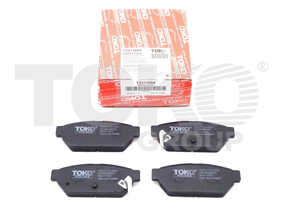 Toko T2213004 Rear disc brake pads, set T2213004: Buy near me in Poland at 2407.PL - Good price!