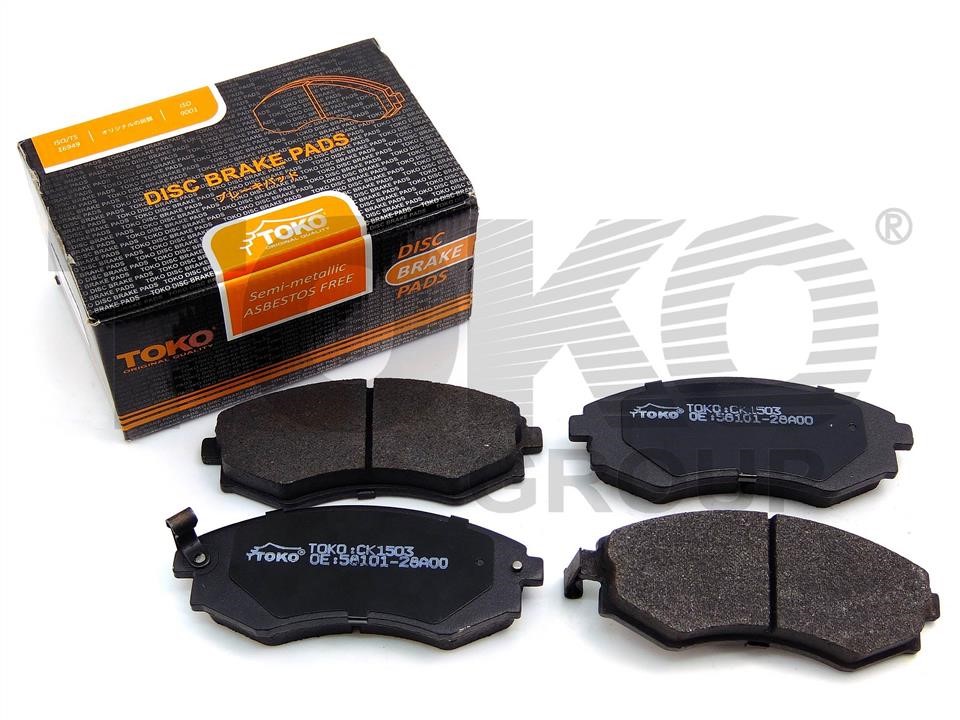 Toko T2103003 SANGSIN Front disc brake pads, set T2103003SANGSIN: Buy near me in Poland at 2407.PL - Good price!