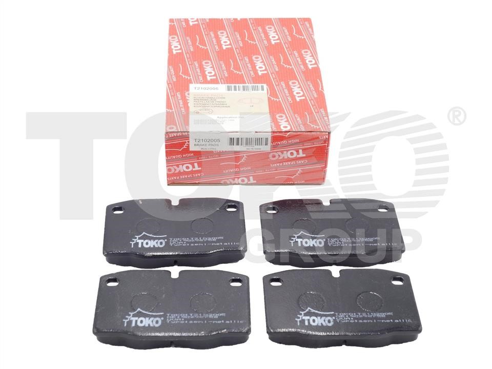 Toko T2102005 Front disc brake pads, set T2102005: Buy near me at 2407.PL in Poland at an Affordable price!
