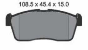 StarLine BD S553 Brake Pad Set, disc brake BDS553: Buy near me at 2407.PL in Poland at an Affordable price!
