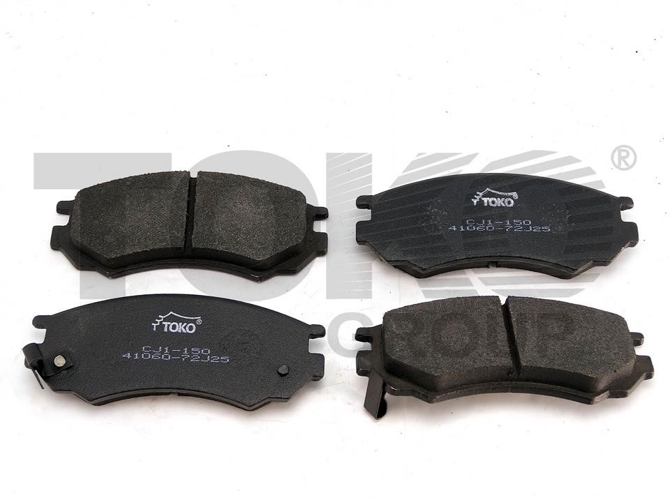 Toko CJ1-150TOKO Front disc brake pads, set CJ1150TOKO: Buy near me in Poland at 2407.PL - Good price!
