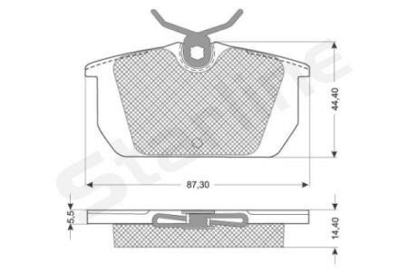 StarLine BD S113 Scheibenbremsbeläge, Set BDS113: Kaufen Sie zu einem guten Preis in Polen bei 2407.PL!