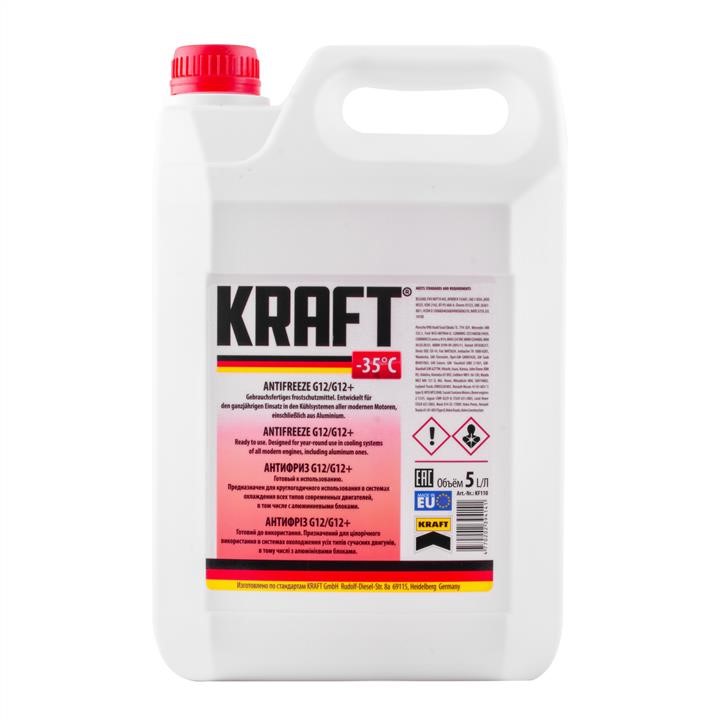 KRAFT Euro KF110 Antifreeze KRAFT G12/G12+ red, -35°C, 5 L KF110: Buy near me in Poland at 2407.PL - Good price!