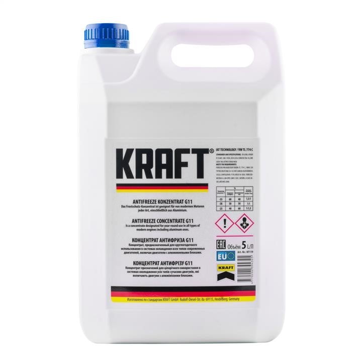 KRAFT Euro KF102 Antifreeze concentrate KRAFT G11 blue, -80°C, 5 L KF102: Buy near me in Poland at 2407.PL - Good price!