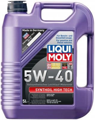 Liqui Moly 1856 Моторное масло Liqui Moly Synthoil High Tech 5W-40, 5л 1856: Отличная цена - Купить в Польше на 2407.PL!