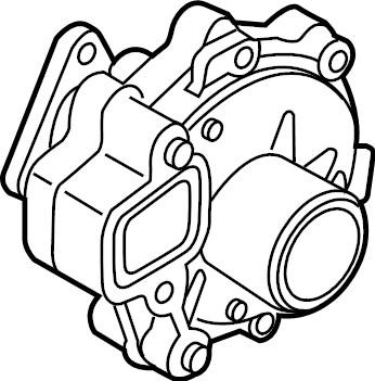 Coolant pump Mazda PYFA-15-010C