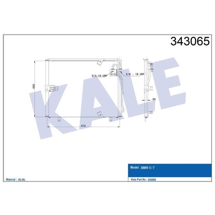Kale Oto Radiator 343065 Cooler Module 343065: Buy near me in Poland at 2407.PL - Good price!