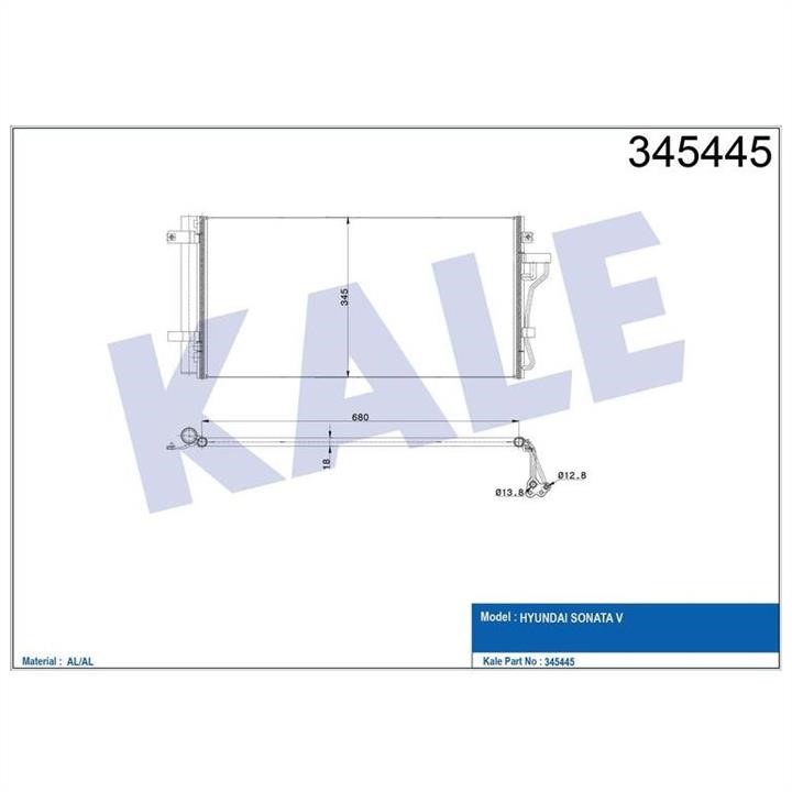 Kale Oto Radiator 345445 Kühlmodul 345445: Kaufen Sie zu einem guten Preis in Polen bei 2407.PL!