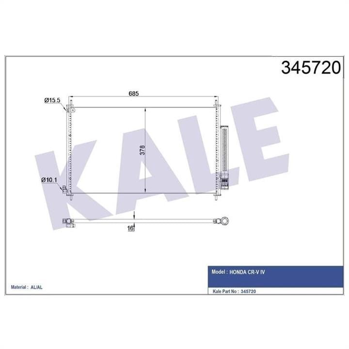 Kale Oto Radiator 345720 Cooler Module 345720: Buy near me in Poland at 2407.PL - Good price!