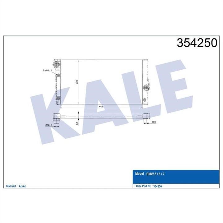 Kale Oto Radiator 354250 Радіатор охолодження двигуна 354250: Купити у Польщі - Добра ціна на 2407.PL!