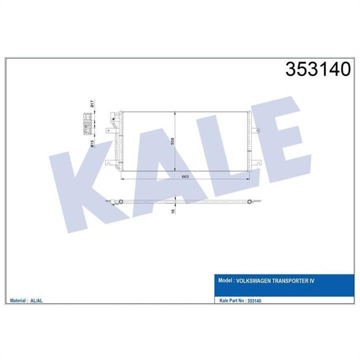 Kale Oto Radiator 353140 Cooler Module 353140: Buy near me in Poland at 2407.PL - Good price!