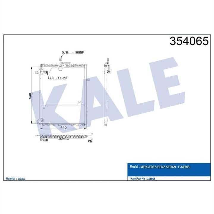 Kale Oto Radiator 354065 Cooler Module 354065: Buy near me in Poland at 2407.PL - Good price!