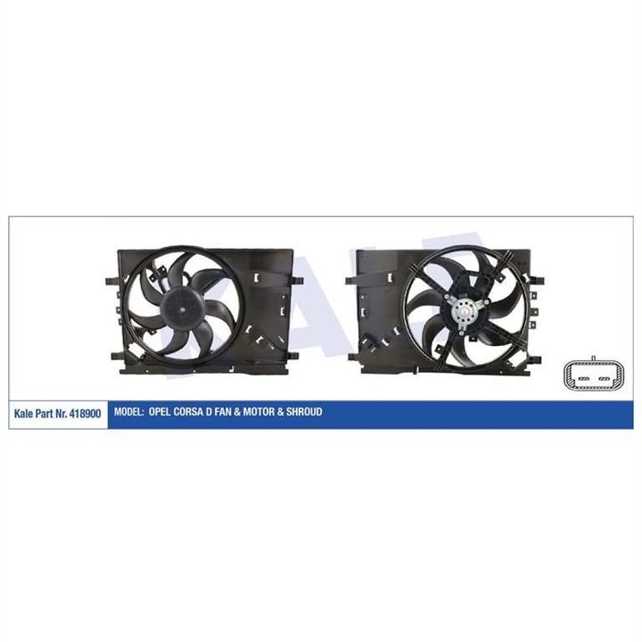 Kale Oto Radiator 418900 Hub, engine cooling fan wheel 418900: Buy near me at 2407.PL in Poland at an Affordable price!