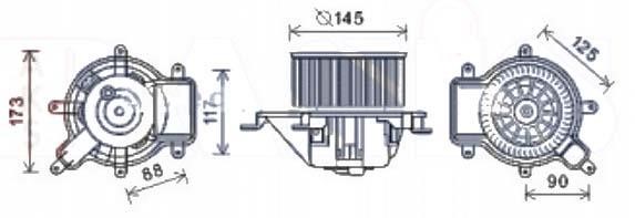 Kale Oto Radiator 355350 Fan assy - heater motor 355350: Buy near me in Poland at 2407.PL - Good price!