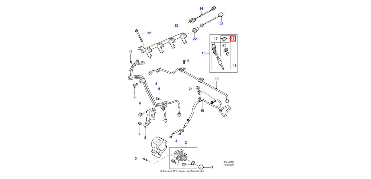 Jaguar AJ811671 Clip AJ811671: Buy near me at 2407.PL in Poland at an Affordable price!