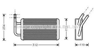 Kale Oto Radiator 290200 Wärmetauscher, innenraumheizung 290200: Kaufen Sie zu einem guten Preis in Polen bei 2407.PL!