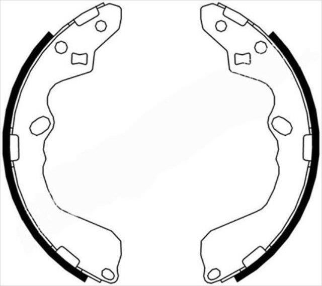 StarLine BC 07190 Brake shoe set BC07190: Buy near me at 2407.PL in Poland at an Affordable price!