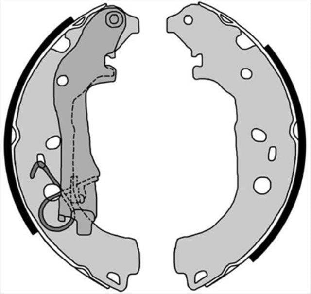 StarLine BC 08590 Brake shoe set BC08590: Buy near me at 2407.PL in Poland at an Affordable price!