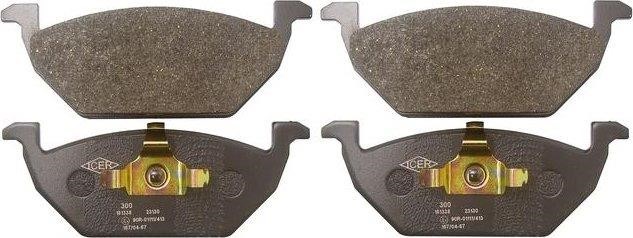 StarLine BD S004S Brake Pad Set, disc brake BDS004S: Buy near me at 2407.PL in Poland at an Affordable price!