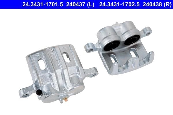 Ate 24.3431-1702.5 Brake caliper front right 24343117025: Buy near me in Poland at 2407.PL - Good price!
