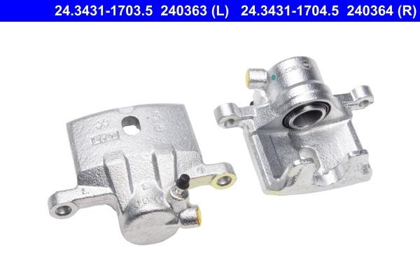 Ate 24.3431-1703.5 Brake caliper rear left 24343117035: Buy near me in Poland at 2407.PL - Good price!