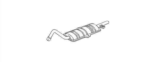 Hella 8LD 366 028-471 End Silencer 8LD366028471: Buy near me in Poland at 2407.PL - Good price!