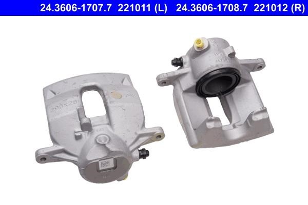 Ate 24.3606-1708.7 Brake caliper front right 24360617087: Buy near me in Poland at 2407.PL - Good price!