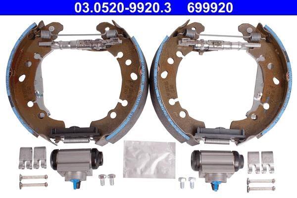 Ate 03.0520-9920.3 Brake shoe set 03052099203: Buy near me in Poland at 2407.PL - Good price!