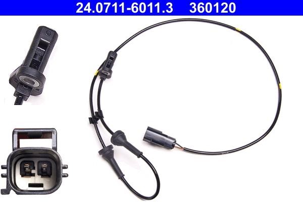 Ate 24.0711-6011.3 Sensor ABS 24071160113: Buy near me in Poland at 2407.PL - Good price!