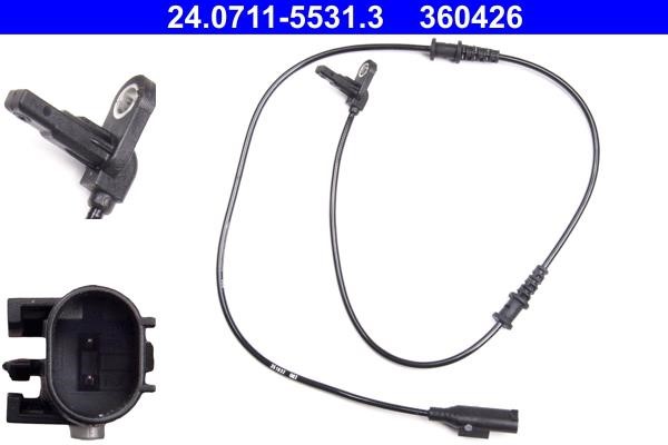 Ate 24.0711-5531.3 Sensor ABS 24071155313: Buy near me in Poland at 2407.PL - Good price!