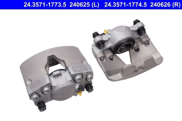 Ate 24.3571-1774.5 Brake caliper front right 24357117745: Buy near me in Poland at 2407.PL - Good price!
