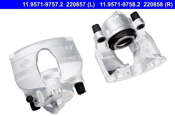 Ate 11.9571-9758.2 Brake caliper front right 11957197582: Buy near me in Poland at 2407.PL - Good price!