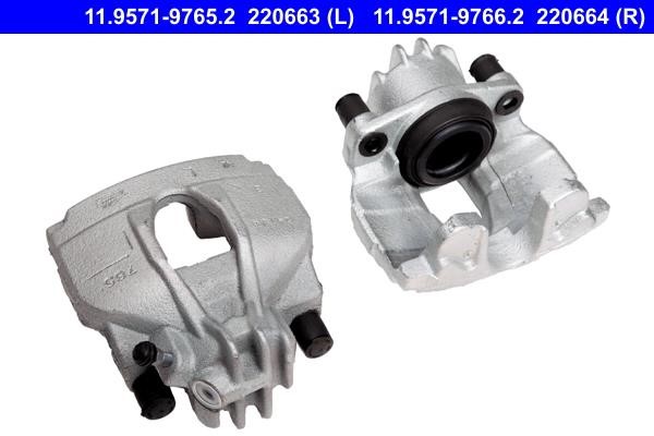 Ate 11.9571-9766.2 Brake caliper front right 11957197662: Buy near me at 2407.PL in Poland at an Affordable price!