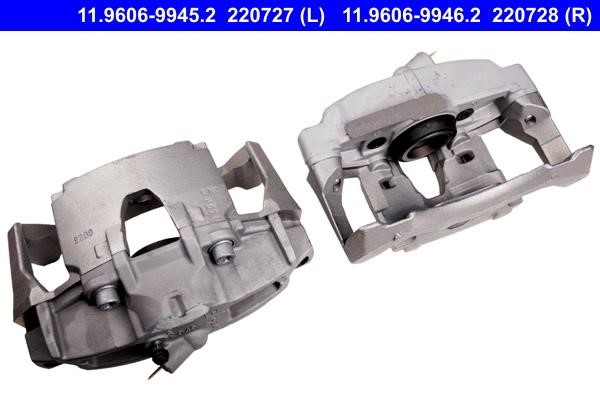 Ate 11.9606-9945.2 Brake caliper front left 11960699452: Buy near me in Poland at 2407.PL - Good price!