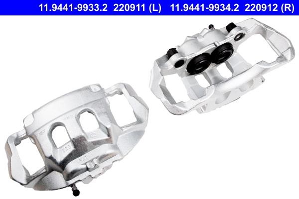 Ate 11.9441-9934.2 Brake caliper front right 11944199342: Buy near me in Poland at 2407.PL - Good price!