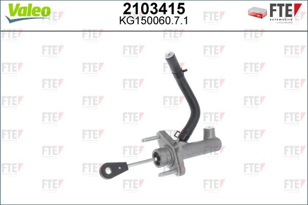Valeo 2103415 Master Cylinder, clutch 2103415: Buy near me in Poland at 2407.PL - Good price!