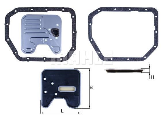 Mahle/Knecht HX 246D Automatic transmission filter HX246D: Buy near me in Poland at 2407.PL - Good price!