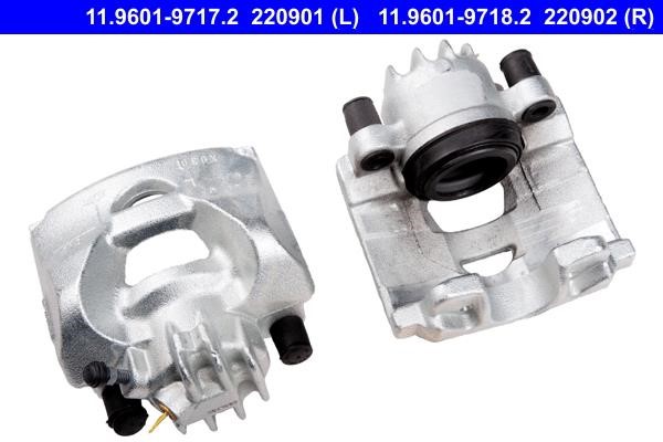 Ate 11.9601-9717.2 Brake caliper front left 11960197172: Buy near me at 2407.PL in Poland at an Affordable price!