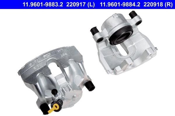 Ate 11.9601-9884.2 Brake caliper front right 11960198842: Buy near me at 2407.PL in Poland at an Affordable price!