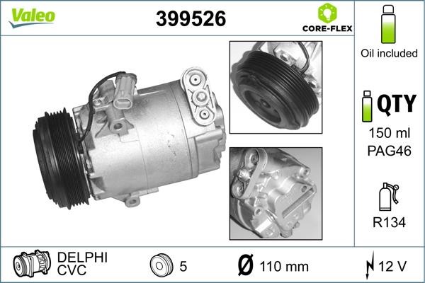 Valeo 399526 Kompresor klimatyzacji 399526: Dobra cena w Polsce na 2407.PL - Kup Teraz!
