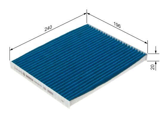 Bosch Filter, interior air – price 88 PLN