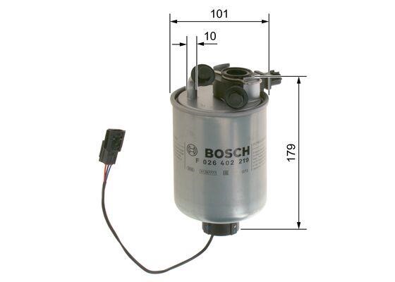 Bosch Fuel filter – price 245 PLN