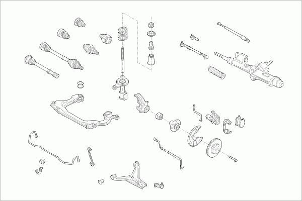 SACHS AUDI-80B4-FS009 Steering AUDI80B4FS009: Buy near me in Poland at 2407.PL - Good price!